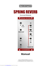 Stereoping SPRING REVERB Manual