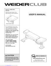 Weider WEBE1296.5 User Manual