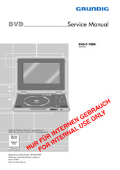 Grundig DVD-P 7000 Service Manual