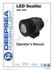 DeepSea Power & Light LED SeaLite LSL-1000 Operator's Manual
