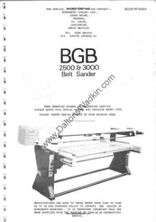 Wadkin BGB 3000 Instruction Manual