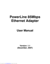 NETGEAR PowerLine 85Mbps User Manual