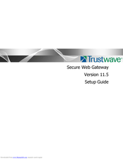 TRUSTWAVE SWG 7000 Setup Manual