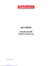 SEFRAM BK Precision DAS50 User Manual