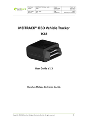 MeiTrack TC68 User Manual
