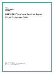 HPE FlexNetwork VSR1000 Vxlan Configuration Manual
