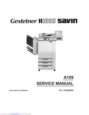 Ricoh A109 Service Manual