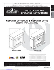 Napoleon NEFCP24-0116BW/W Installation And Operating Instructions Manual