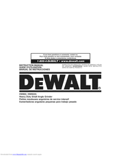 DeWalt DW802G Instruction Manual