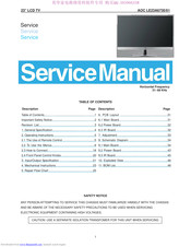 AOC LE23A6730/61 Service Manual