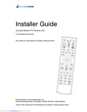 Encoded Media IPTV Receiver 250 Installer's Manual