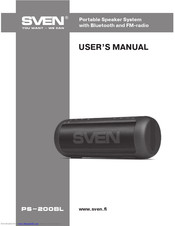 Sven PS-200BL User Manual
