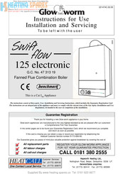 Glow-worm SwiftFlow 125 Instructions For Use Manual
