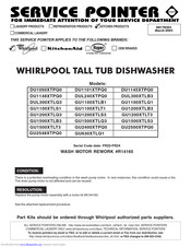 Whirlpool GU1500XTLB3 Service Pointer