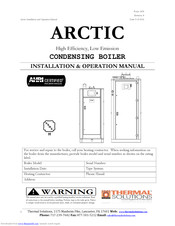 Thermal Solutions Arctic Installation & Operation Manual