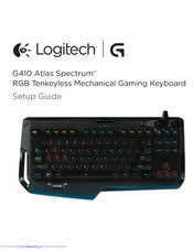 Logitech G410 Atlas Spectrum Setup Manual