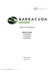 Seagate BARRACUDA ST4000LM024 Product Manual