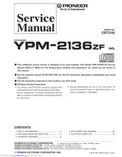 Pioneer YPM-2136ZF Service Manual