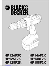 Black & Decker HP188F2K Instructions Manual