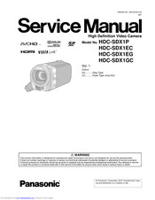 Panasonic HDC-SDX1EG Service Manual