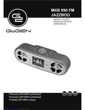 Gogen MXB 990 FM JAZZBOO User Manual