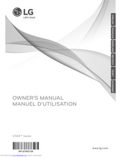 LG VS84 Series Owner's Manual