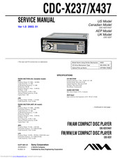 Sony CDC-X437 Service Manual