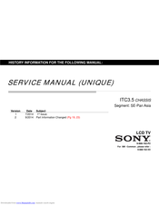Sony Bravia KLV-40R352B Service Manual
