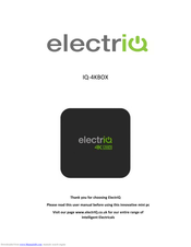 ElectrIQ IQ-4KBOX User Manual