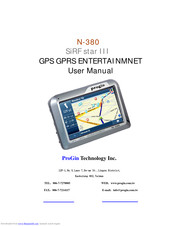 ProGin N-380 User Manual