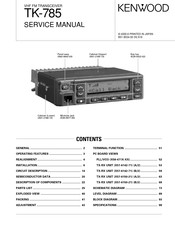 Kenwood TK-785 Service Manual