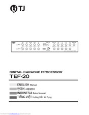 TJ TEF-20 Manual