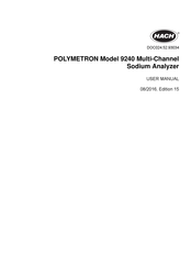 Hach polymetron 9240 User Manual