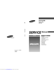 Samsung DVD-P421 Service Manual