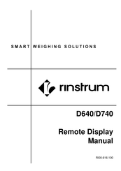 Rinstrum D640 Manual