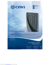 CDVI PROMI1000PC Installation Manual