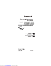 Panasonic TY-ER3D4MU Operating Instructions Manual