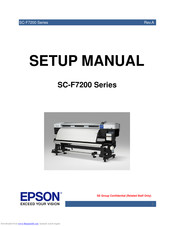 Epson SC-F7200 Series Setup Manual