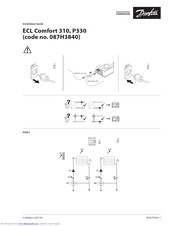 Danfoss ECL Comfort 310, P330 Installation Manual