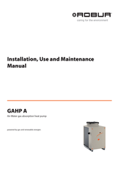 ROBUA GAHP A Series Installation, Use And Maintenance Manual