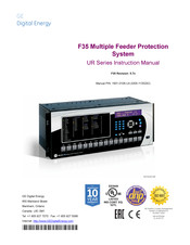 GE UR F35 Series Instruction Manual