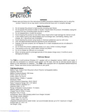 Spectech T249 User Manual