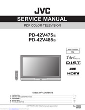 JVC I'Art Palette PD-42V485 Service Manual