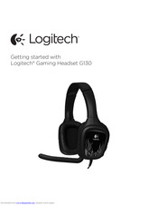 Logitech G130 Getting Started Manual