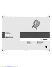 Bosch GLL 5-50 X Professional Original Instructions Manual