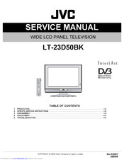 JVC InteriArt LT-23D50BK Service Manual