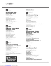Hotpoint ariston LTB 6B019 Manuals | ManualsLib