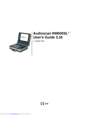 audioscan RM500SL User Manual