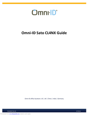 Omni-ID Sato CL4NX User Manual