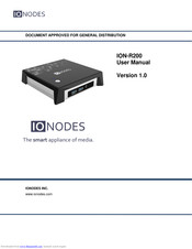 IONodes ION-R200 User Manual